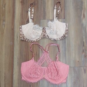 NWOT Victoria's Secret Lacy Sexy Bra Bundle, Size 34DD